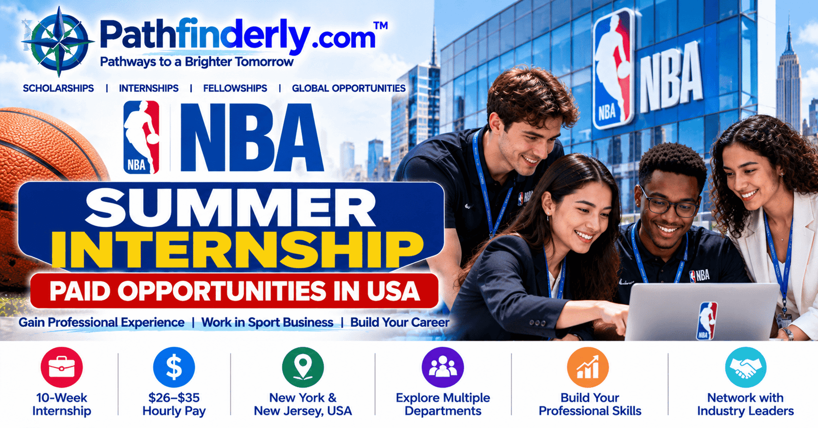NBA Summer Internship Opportunities